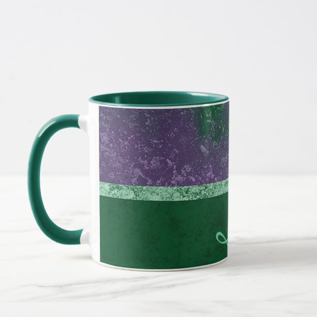 Caneca de Cerâmica Avatar Verde Tóxico "Irmã" (Esquerda)