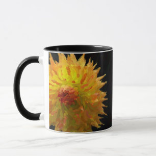 Caneca de Cerâmica Citação de Amor Jennie em Preto