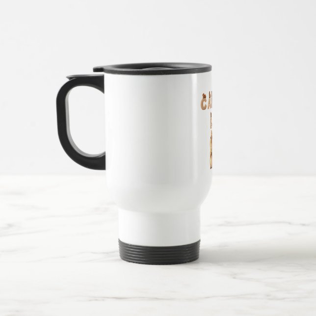 Caneca de Cerâmica de Capivara Fofa, Xícara de Caf (Esquerda)
