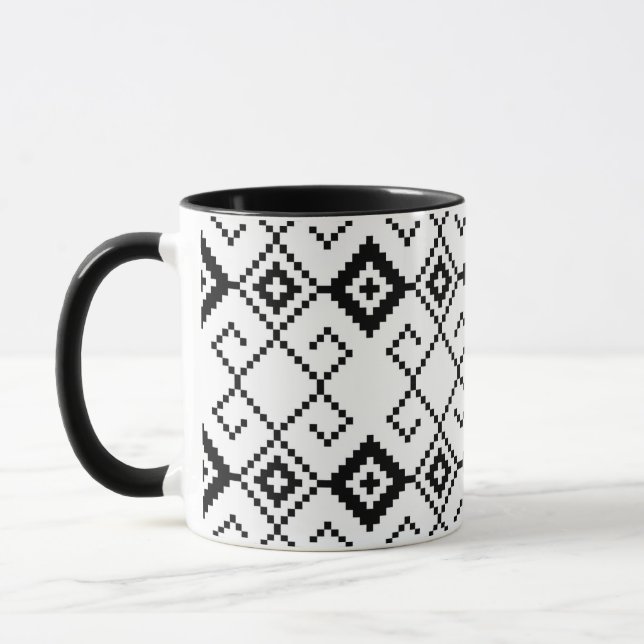 Caneca de cerâmica elegante para o seu peito diári (Esquerda)