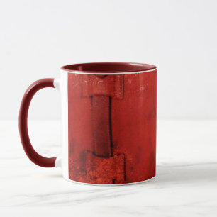 Caneca de Cerâmica Mala de Couro Distressed