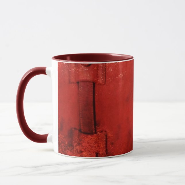 Caneca de Cerâmica Mala de Couro Distressed (Esquerda)