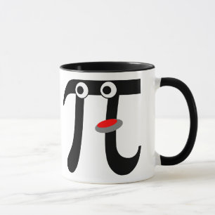 Caneca de Cerâmica Pi Sorridente