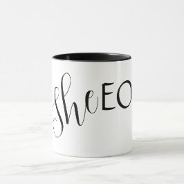 Caneca de Cerâmica Profissional SheEO