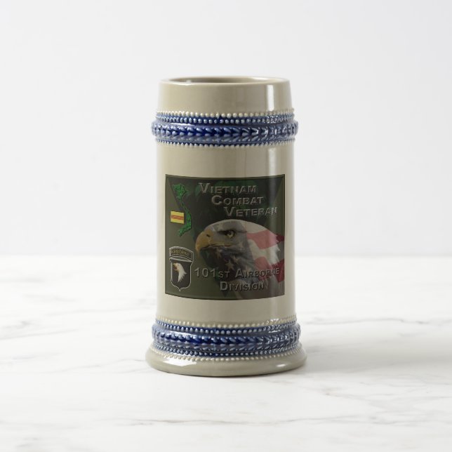 Caneca De Cerveja 1010Div rua Vietname Combat Veterano (Centro)