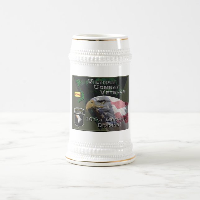 Caneca De Cerveja 1010Div rua Vietname Combat Veterano (Centro)