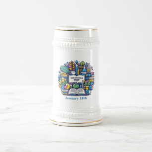 Caneca De Cerveja 18 de janeiro - Dia do dicionário