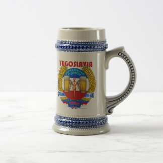 Caneca de cerveja 1980 das férias da primavera de