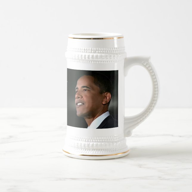 Caneca de cerveja 2009 da inauguração de Obama (Direita)