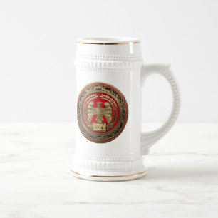 Caneca De Cerveja [200] Águia Imperial Romana Dourada