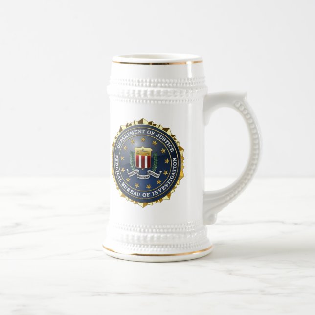 Caneca De Cerveja [200] Edição Especial do FBI (Direita)