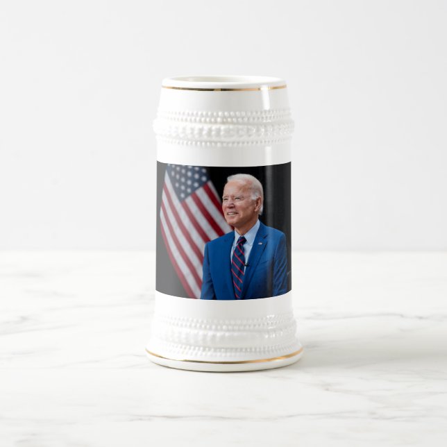 Caneca De Cerveja 2021 Joe Biden Presidente dos EUA Retrato (Centro)
