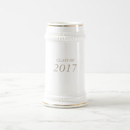 Caneca De Cerveja 22 onças. "CLASSE de 2017" formandos/canecas de