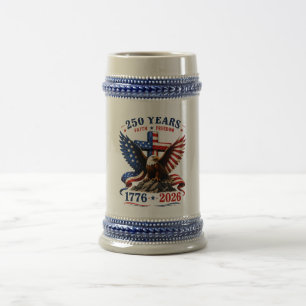 Caneca De Cerveja 250 Anos de Fé e Liberdade