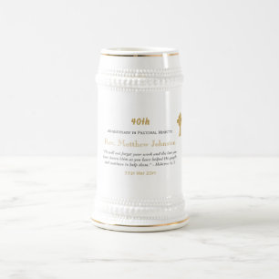 Caneca De Cerveja 40ª Ordenação - Escritura Personalizada do Aniv