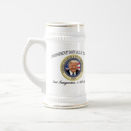 Caneca De Cerveja 47.º Presidente Donald Trump Inauguração Keepsasas