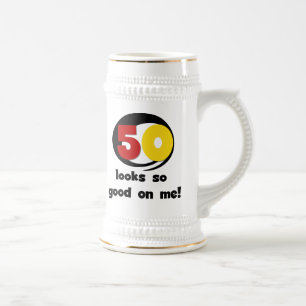 Caneca De Cerveja 50 me parece tão bom com camisetas e presentes