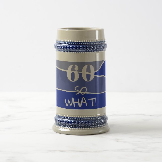 Caneca De Cerveja 60 e daí Piada de 60 anos de idade  (Centro)
