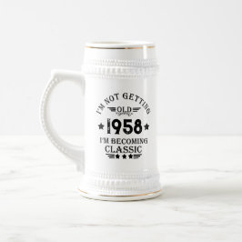 Caneca De Cerveja 65 anos de safra personalizados 65 anos