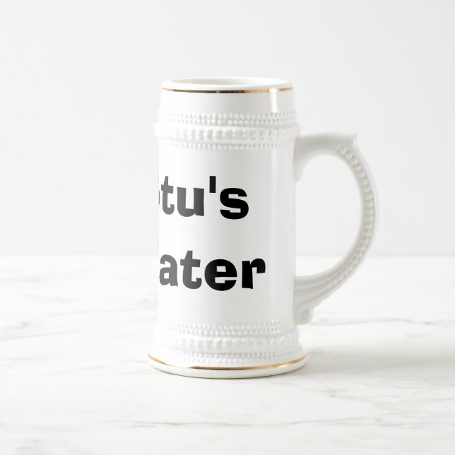 Caneca De Cerveja A água de Stu (Direita)