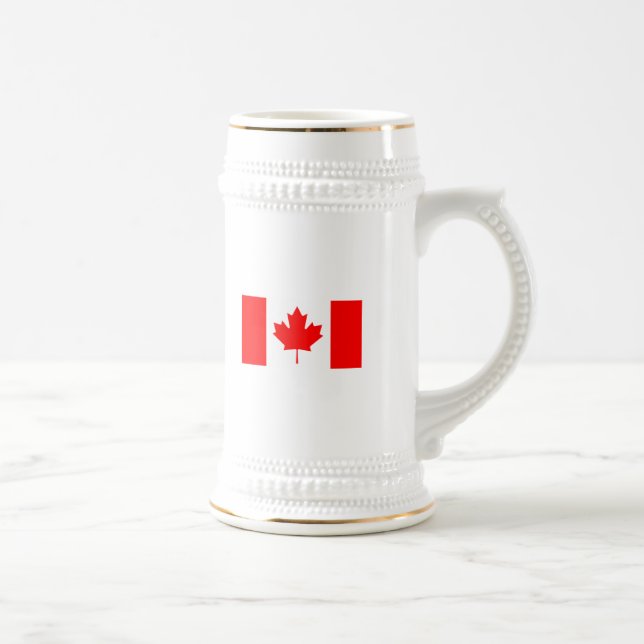 Caneca De Cerveja A bandeira canadense - lembrança de Canadá (Direita)