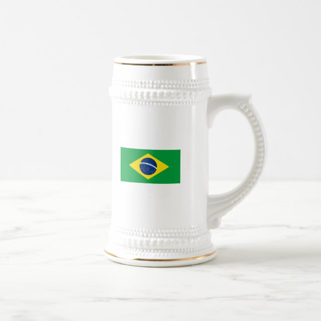 Caneca De Cerveja A bandeira de Brasil (Direita)