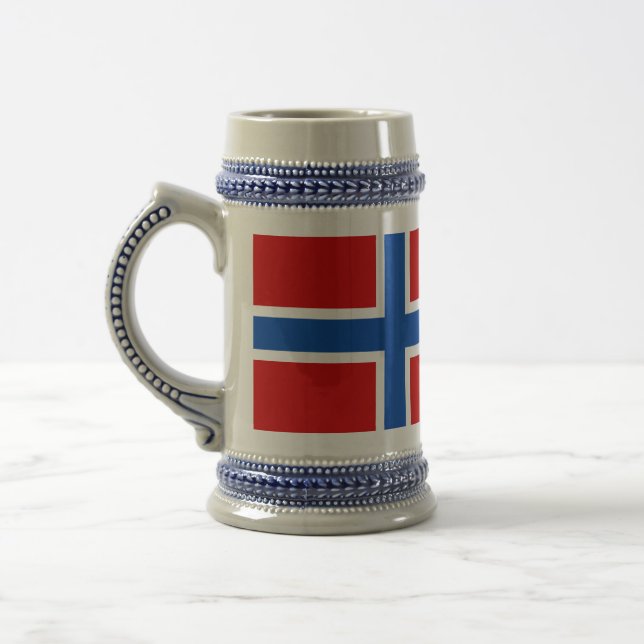 Caneca De Cerveja A bandeira de Noruega (Esquerda)