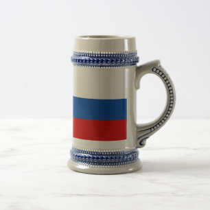 Caneca De Cerveja A bandeira de Rússia
