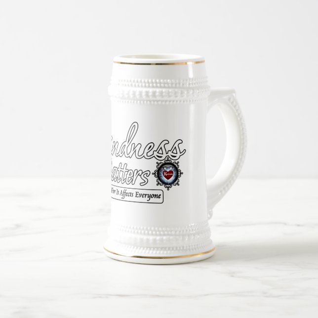 Caneca De Cerveja A bondade importa (Frente Esquerda)