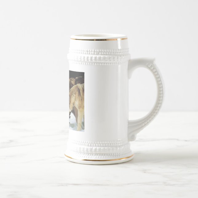 Caneca De Cerveja A cerveja do bloco de lobo stien (Direita)