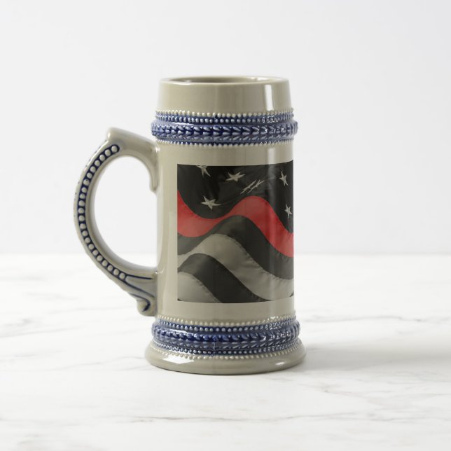 Caneca De Cerveja A Delgada Linha Vermelha (Esquerda)