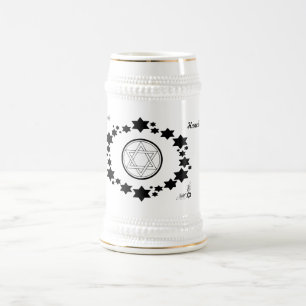 Caneca De Cerveja A Estrela de David -