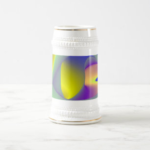 Caneca De Cerveja A Mágica do Verão, Abstrato 3D Art