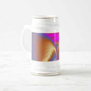 Caneca De Cerveja A Mágica do Verão, Abstrato 3D Art