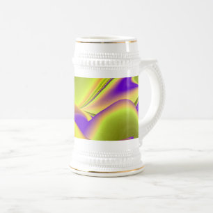 Caneca De Cerveja A Mágica do Verão, Abstrato 3D Art