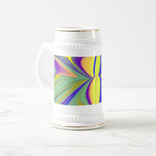 Caneca De Cerveja A Mágica do Verão, Abstrato 3D Art