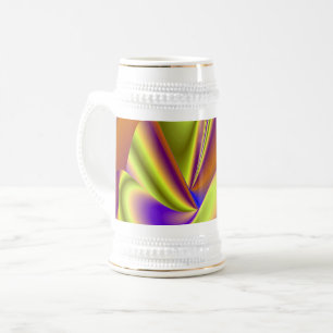 Caneca De Cerveja A Mágica do Verão, Abstrato 3D Art