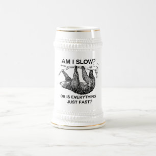Caneca De Cerveja A preguiça é mim retarda?