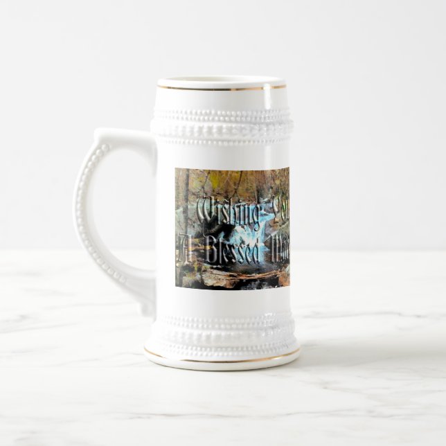 Caneca De Cerveja Abençoado Mabon (Esquerda)