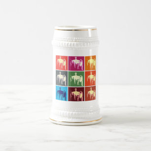 Caneca De Cerveja Abstrato do Memorial Lincoln