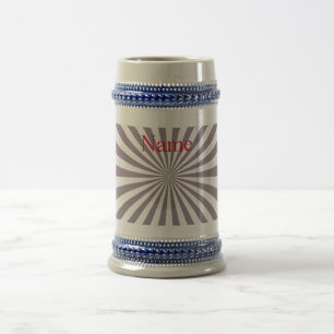 Caneca De Cerveja Abstrato Starburst Thunder_Cove
