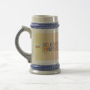 Caneca de Cerveja Acredite Em Si Mesmo Motivacio