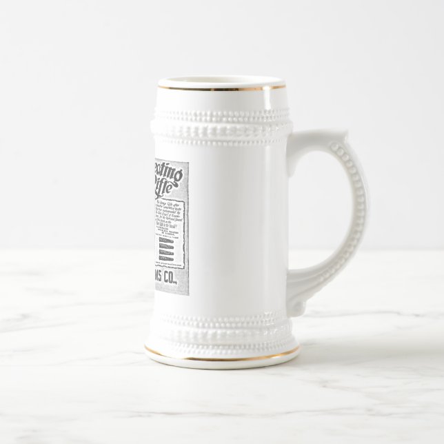 Caneca de cerveja ADIANTADA do ANÚNCIO do FEST (Direita)