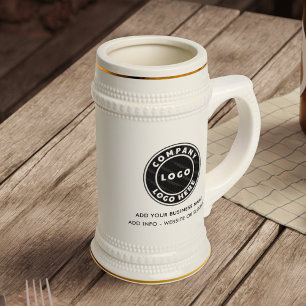 Caneca De Cerveja Adicione o logotipo da sua empresa e slogan do sit