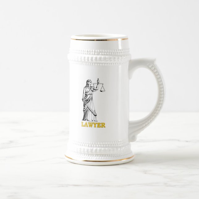 CANECA DE CERVEJA ADVOGADO (Direita)