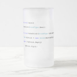 Caneca de cerveja afiada dos programadores de C