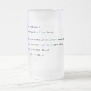 Caneca de cerveja afiada dos programadores de C