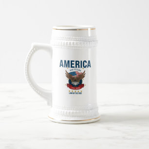 Caneca De Cerveja Águia de 250 Anos da América 1776–2026 Comemorat