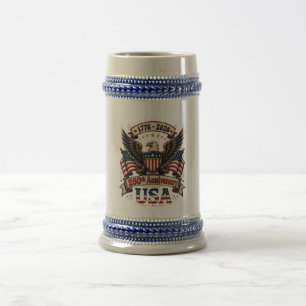 Caneca De Cerveja Águia do 250º Aniversário dos EUA
