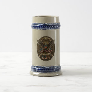 Caneca De Cerveja Águia Patriótica dos EUA do 250º Aniversário
